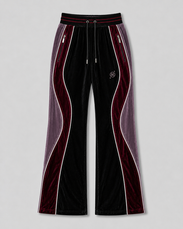 Crush Theory Velour Track Pant by Melato, product view 1