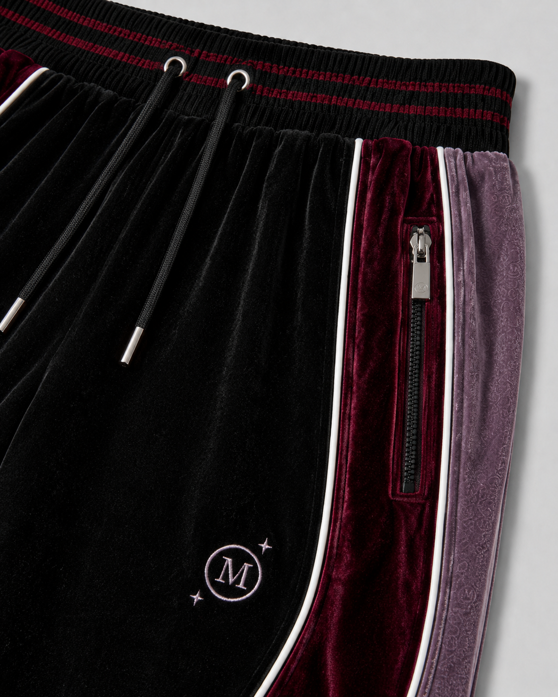 Crush Theory Velour Track Pant by Melato, product view 2