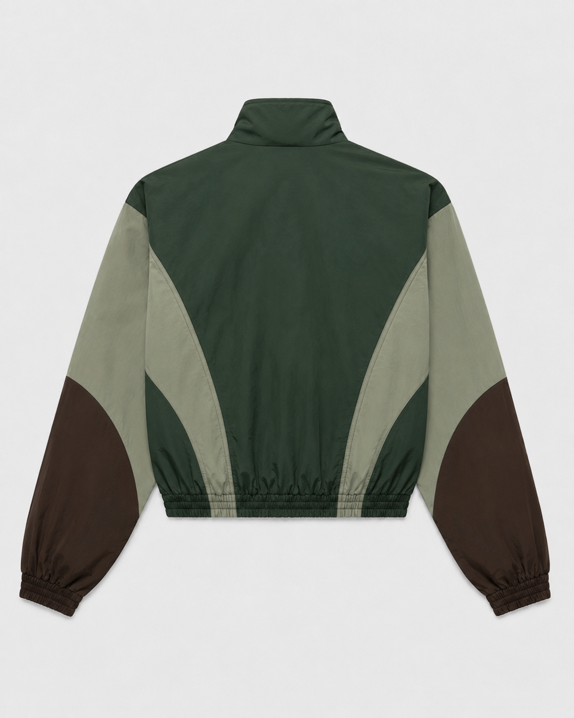 The "Olive Affair" Retro Panel Jacket