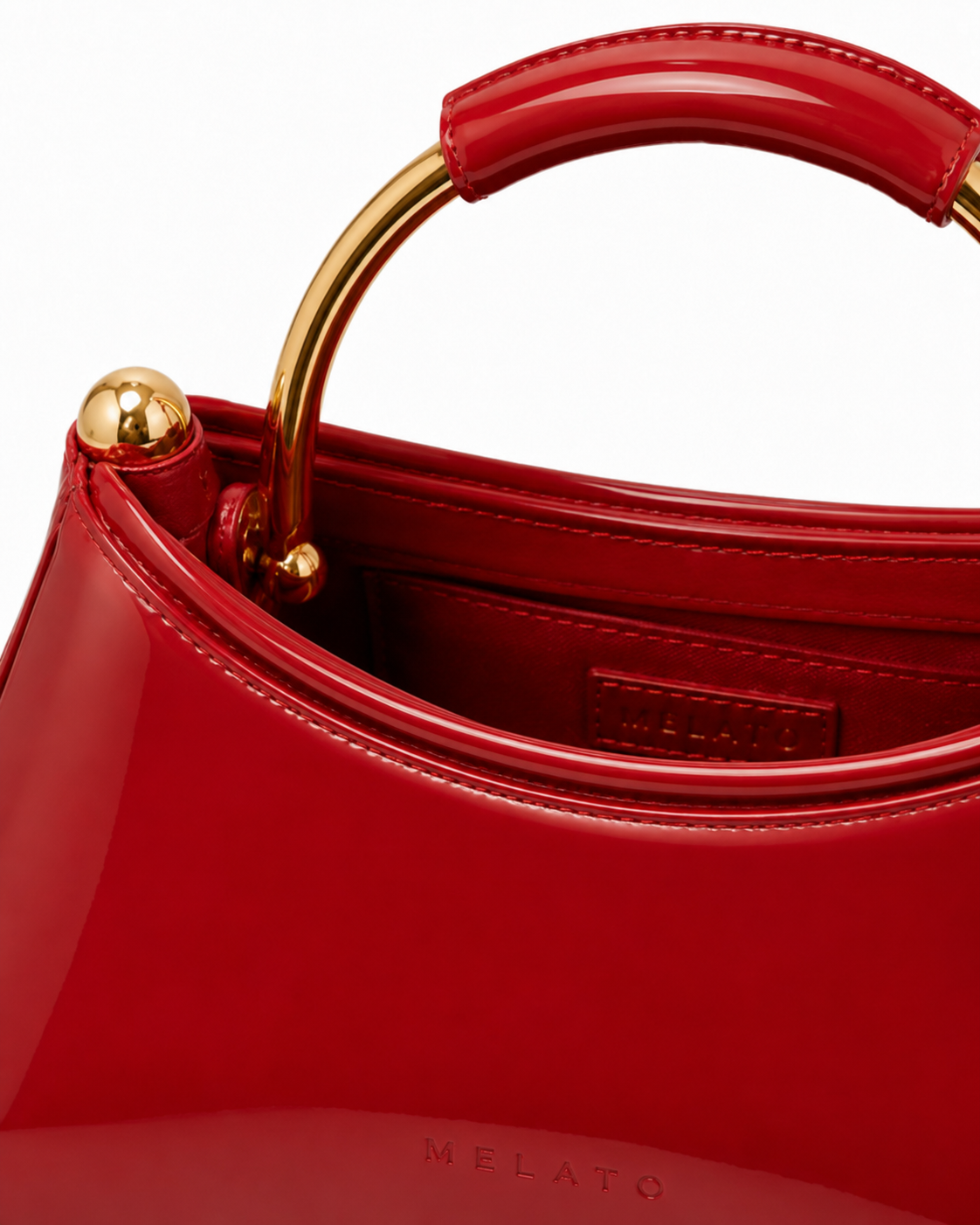Red Handed Top Handle Bag