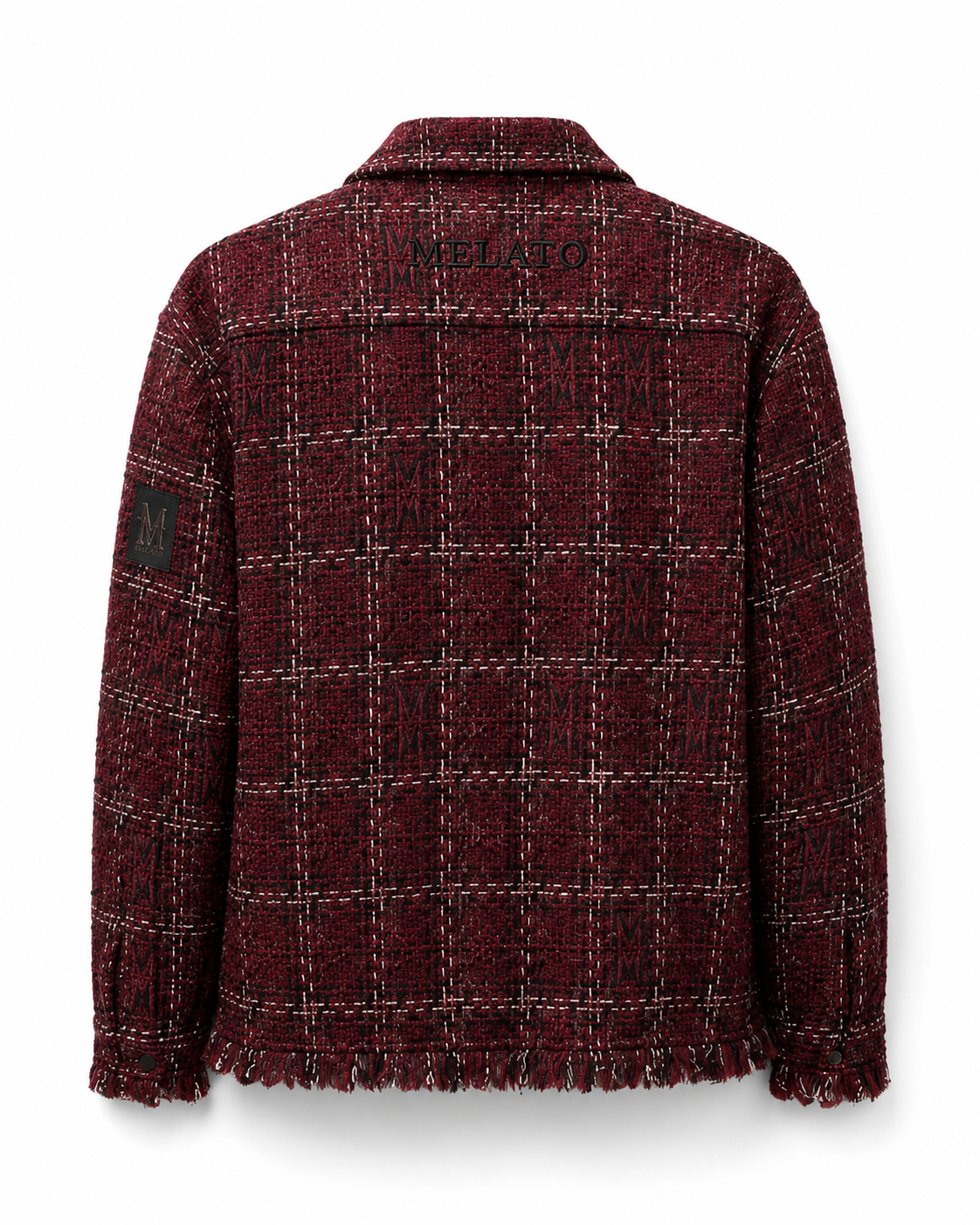 Barolo Tweed Zip Overshirt
