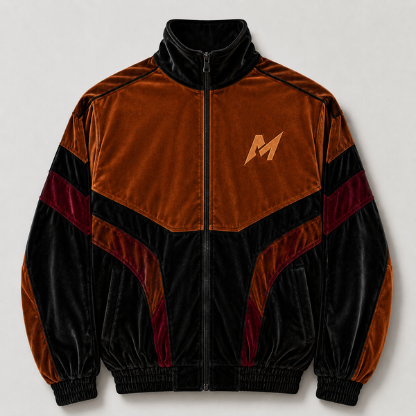 Clockout Velour Track Jacket