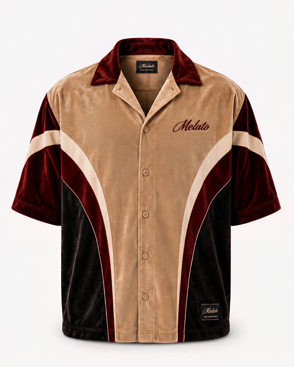 Taqburni Velour Polo Shirt