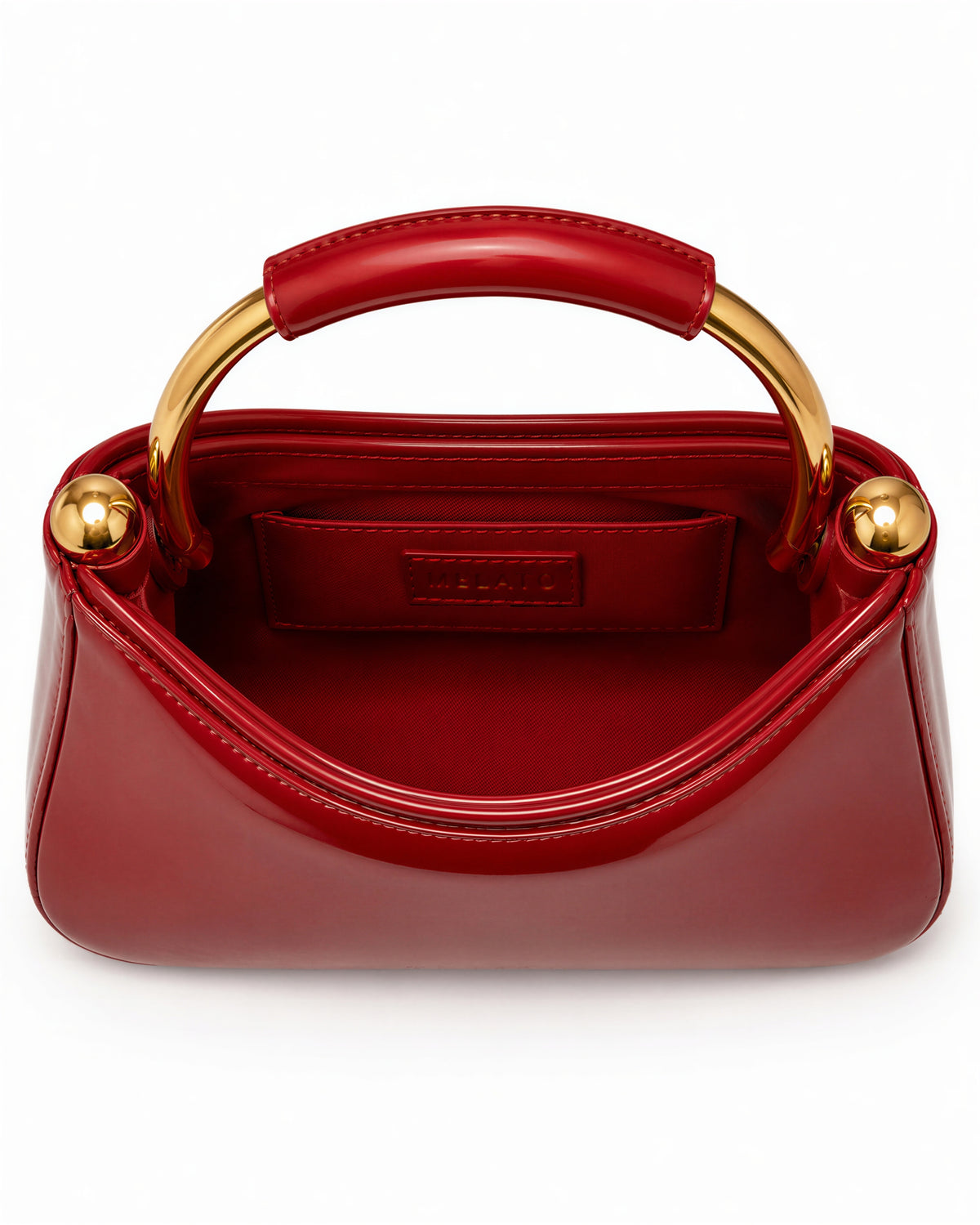 Red Handed Top Handle Bag