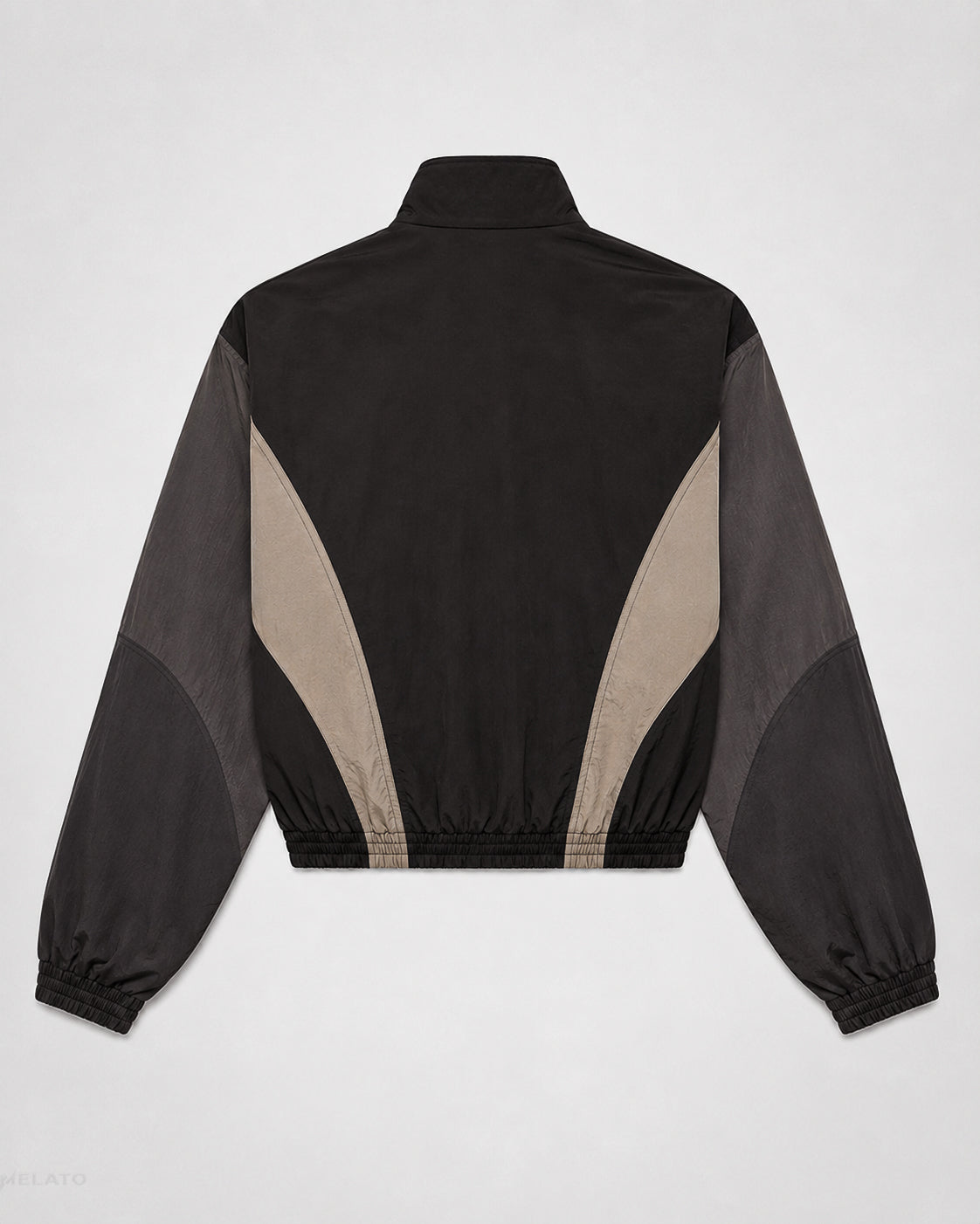 The "Taupe Secret" Retro Panel Jacket