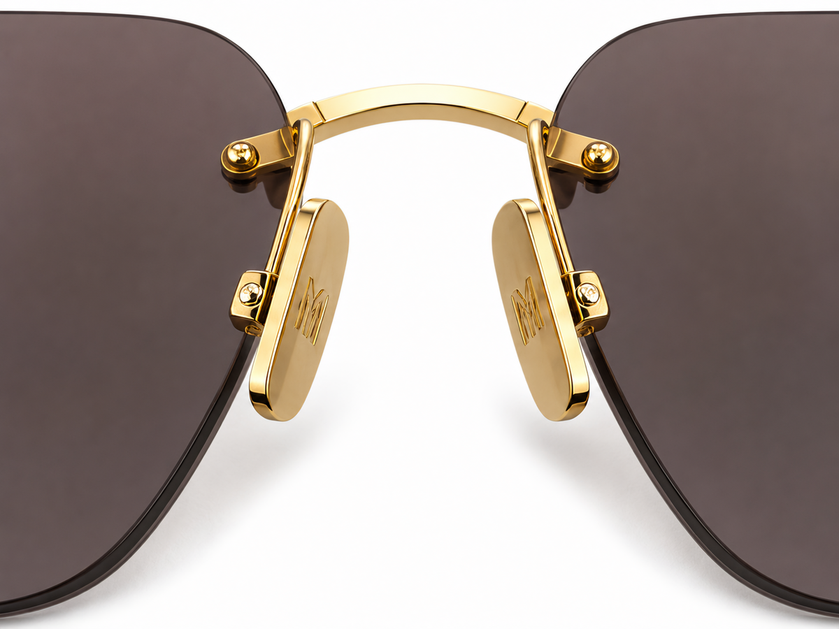 Double Standard Rimless Sunglasses