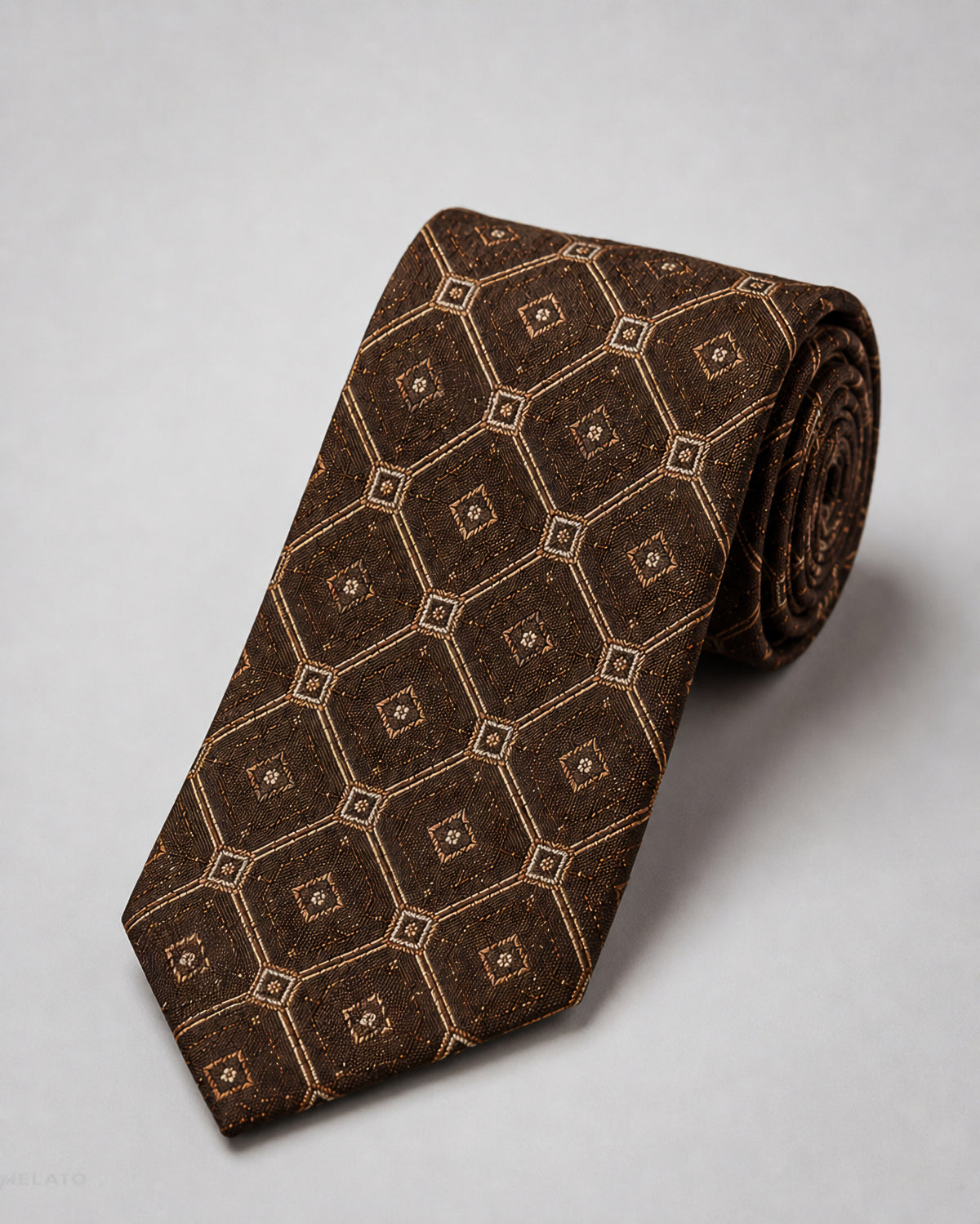 The "Knotorious" Cocoa Monogram Tie
