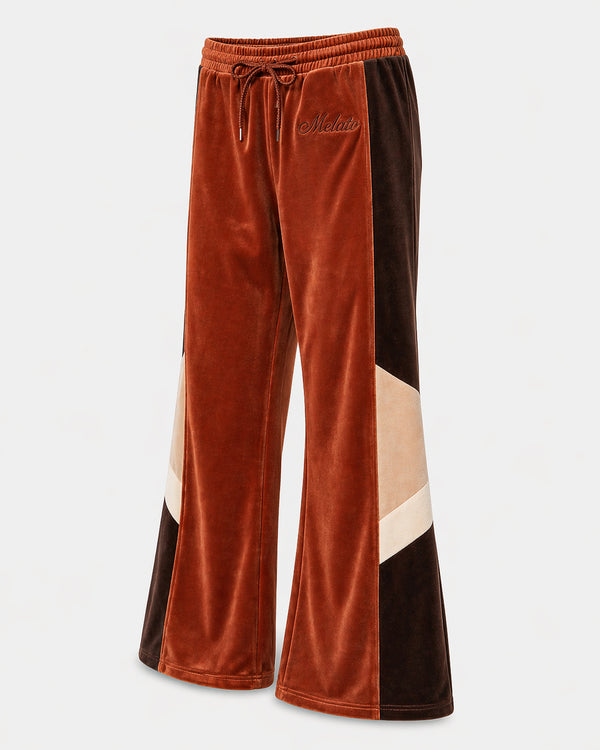 The "Passion Fruit" Premium Velour Track Pants by Melato