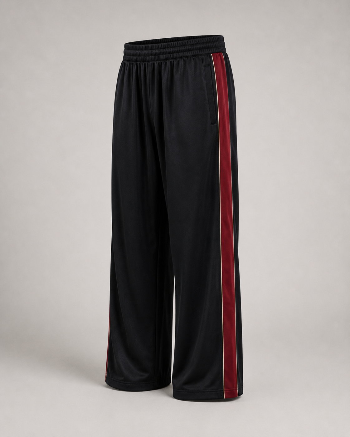 Rossoneiri Satin Track Pant by Melato, product view 3