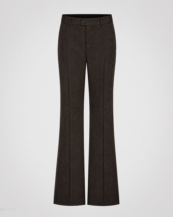 9 to Noir Tailored Flare Pant by Melato, product view 1