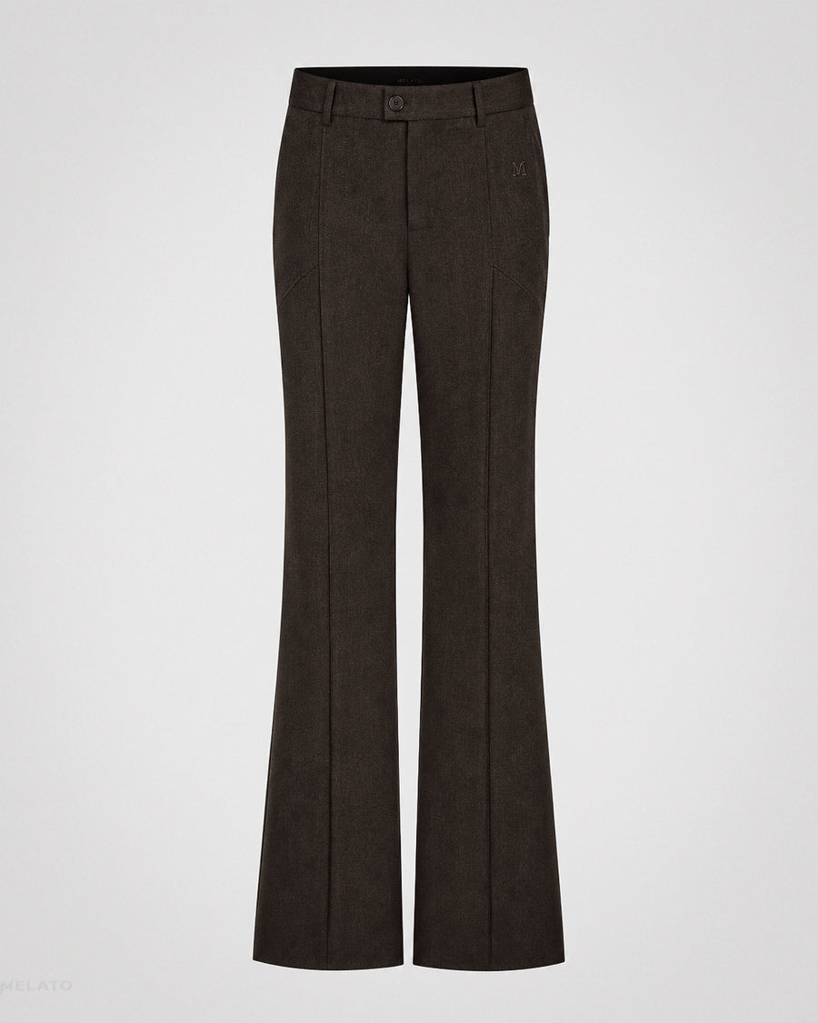 9 to Noir Tailored Flare Pant by Melato, product view 1