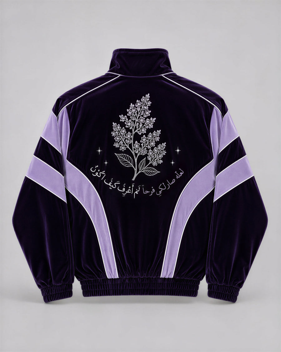 Agapé Velour Track Jacket by Melato, product view 1