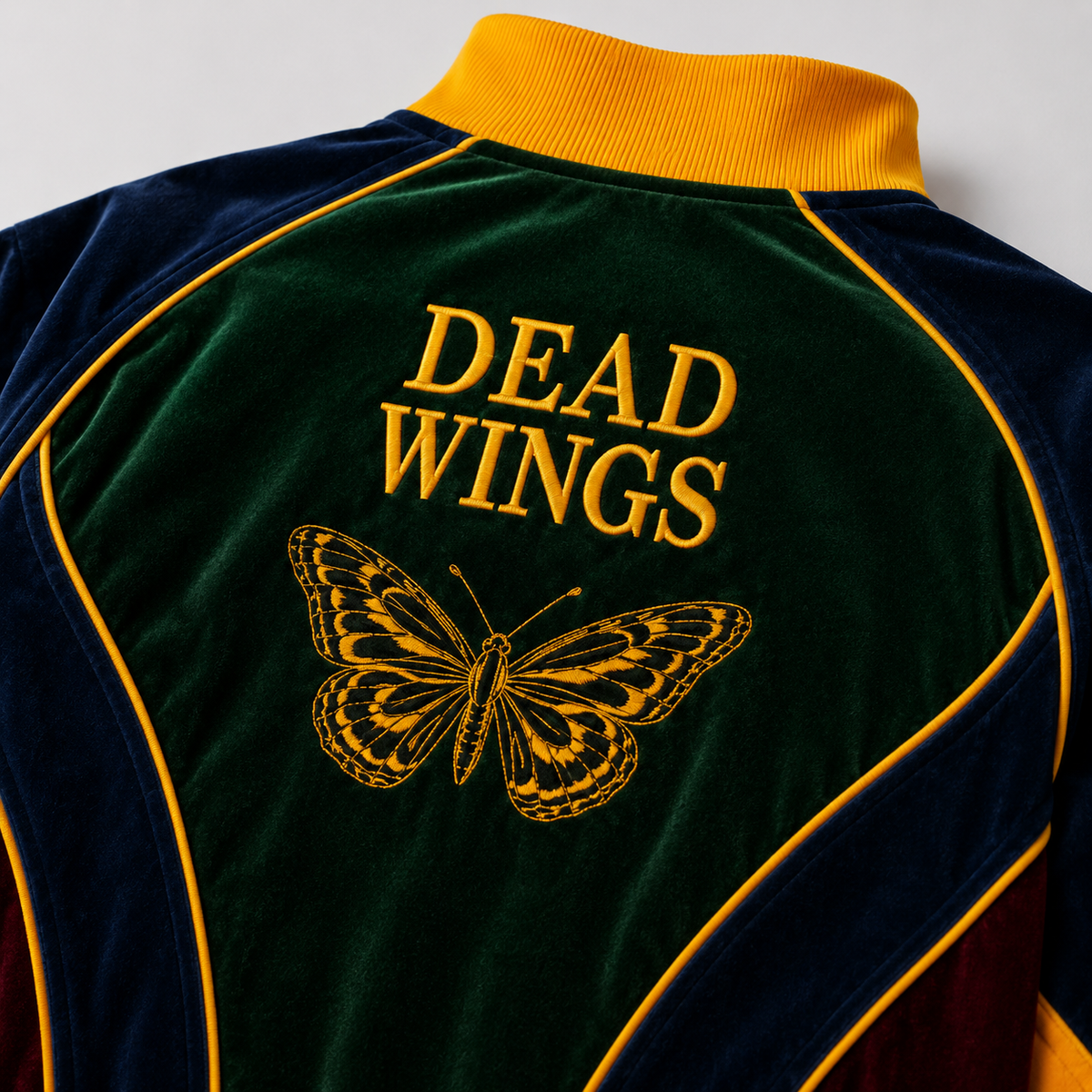 Aurelia Deadwing Velour Track Jacket by Melato, product view 4