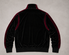 Black Cherry Velour Track Jacket by Melato, product view 3