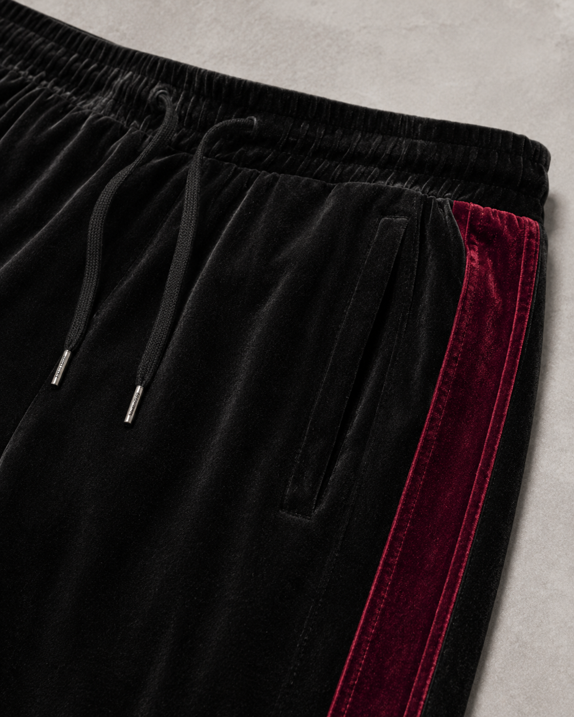 Black Cherry Velour Track Pant by Melato, product view 1