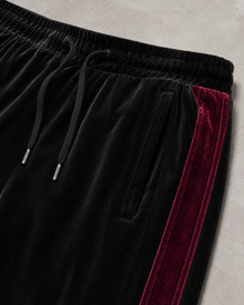 Black Cherry Velour Track Pant by Melato, product view 1