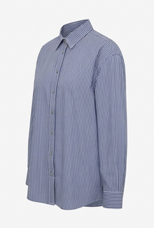 Melato Bluefin Relaxed Shirt poplin button placket detail