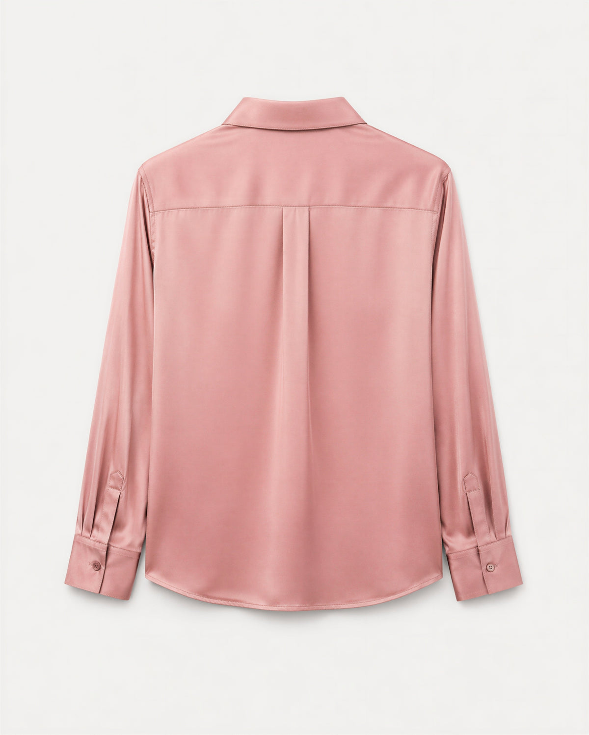 Blush Ledger Satin Shirt, product view 6