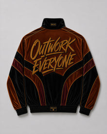 Clockout Velour Track Jacket by Melato, product view 1
