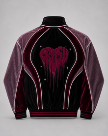 Crush Theory Velour Track Jacket by Melato, product view 1
