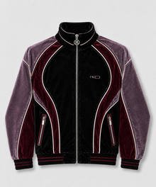 Crush Theory Velour Track Jacket by Melato, product view 2