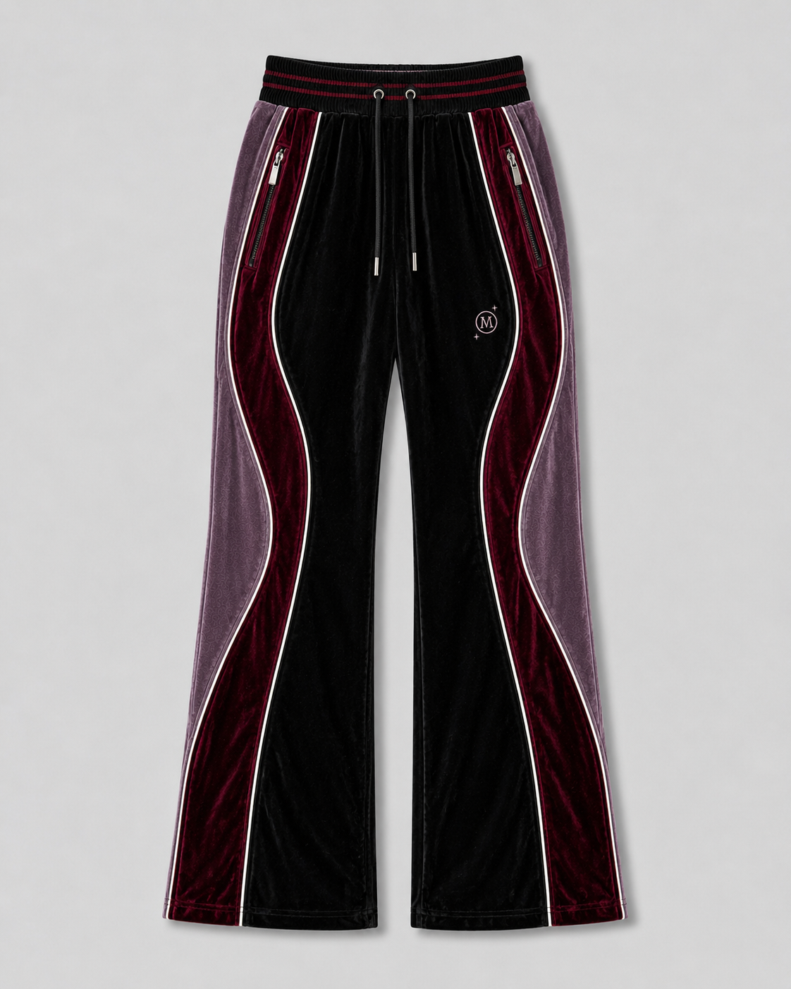 Crush Theory Velour Track Pant by Melato, product view 1