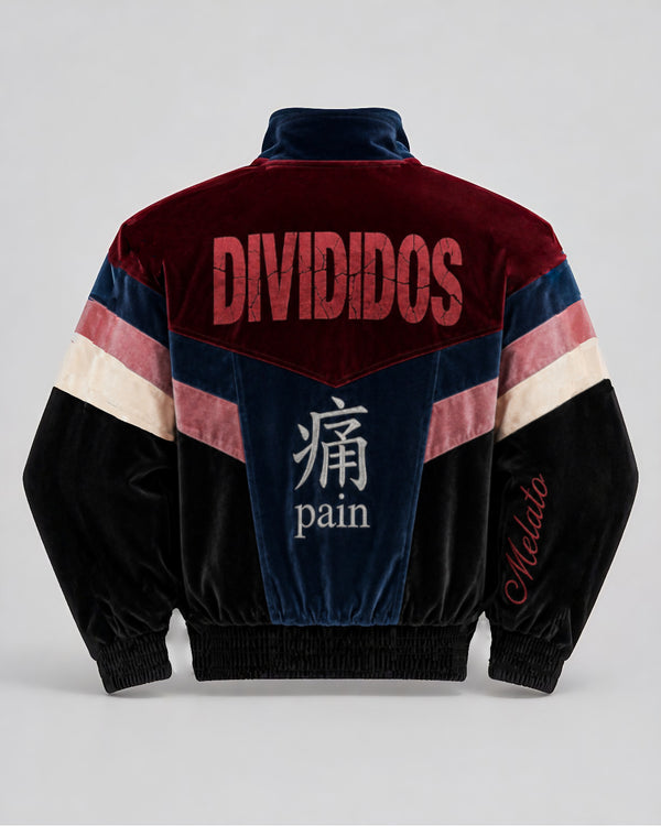 Divididos Velour Track Jacket by Melato, front product view