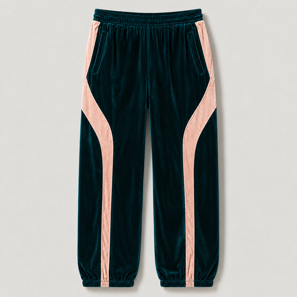 Hargneux Velour Track Pant by Melato, product view 1