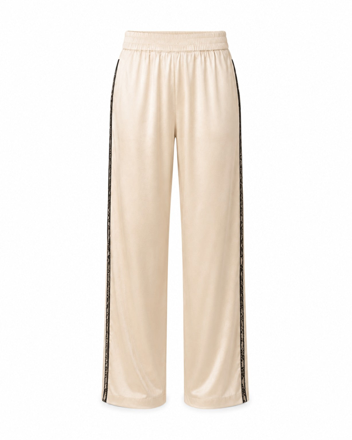 Melato OVUM Satin Track Pant in Pearl