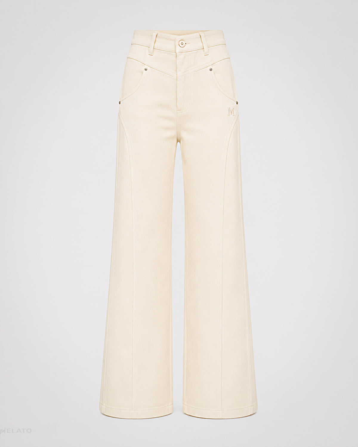 Off-White Lie Flare Jean by Melato, product view 1