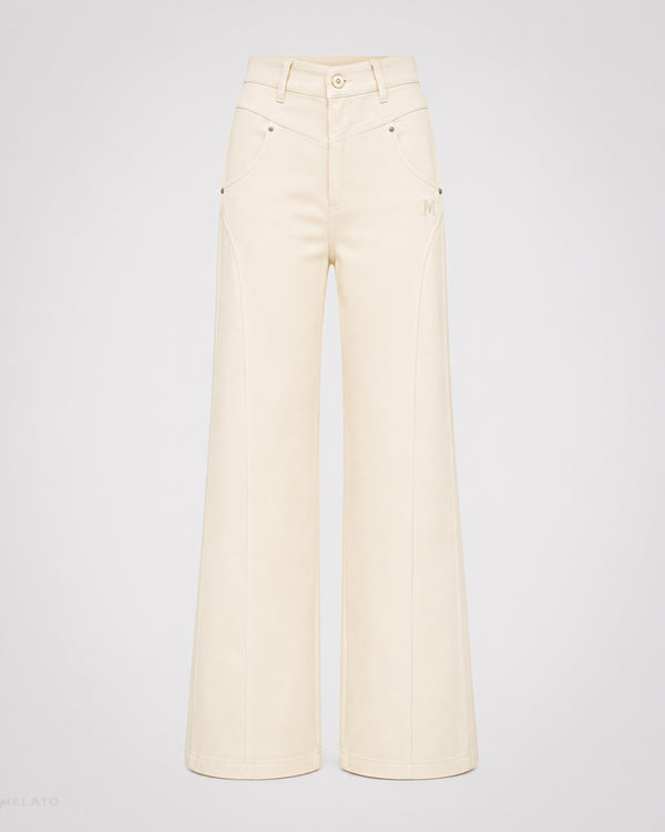 Off-White Lie Flare Jean by Melato, product view 1