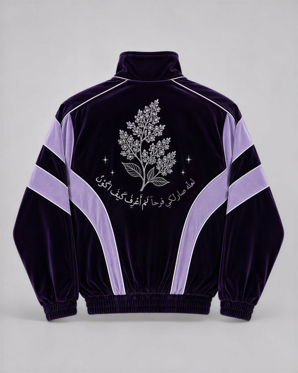 Agapé Velour Track Jacket