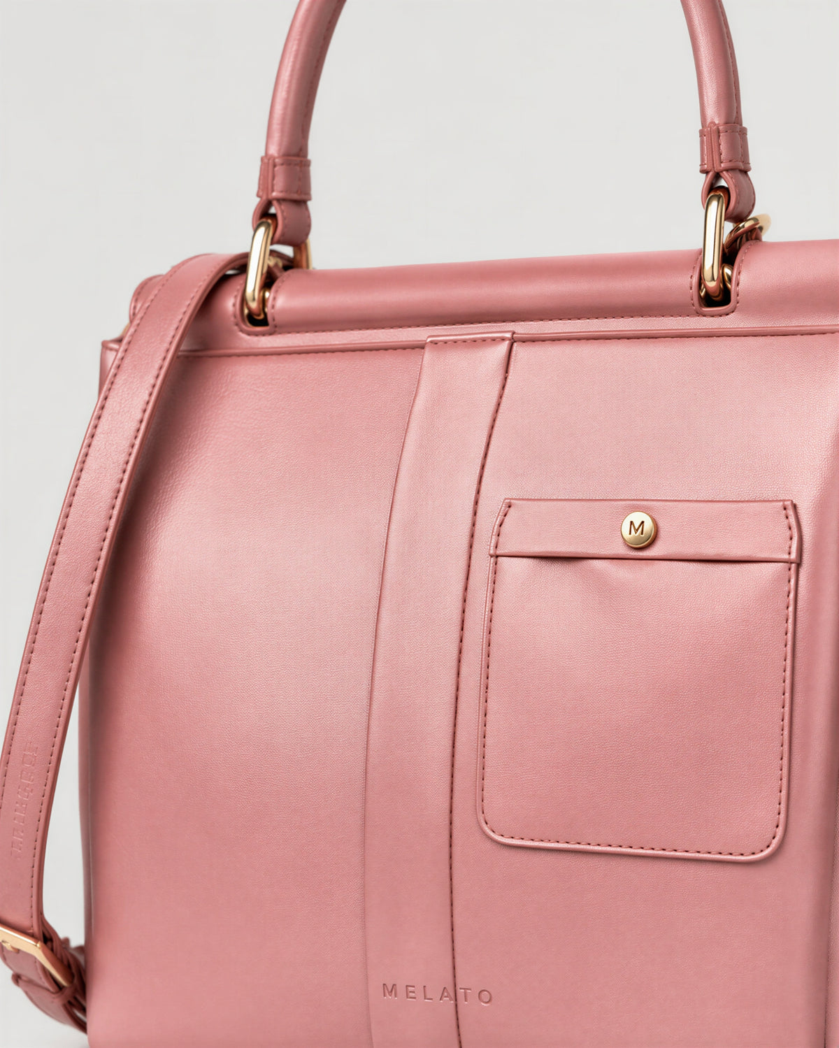 Pocket Change Top Handle Bag