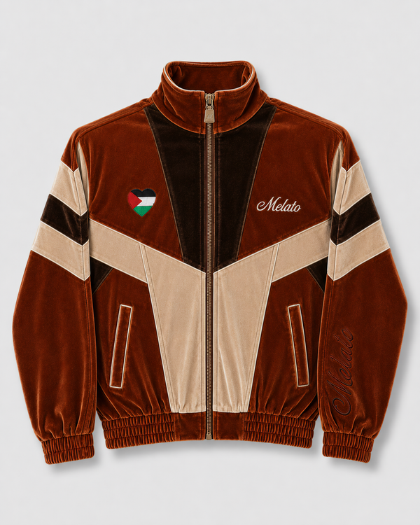 Passion Fruit Velour Track Jacket