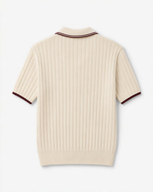 Bordeaux Line Knit Polo, alternate angle