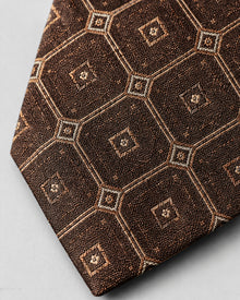 The "Knotorious" Cocoa Monogram Tie