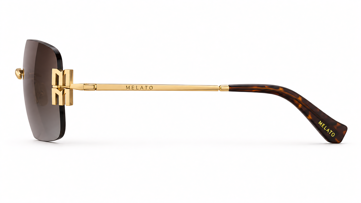 Double Standard Rimless Sunglasses