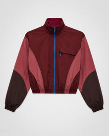 The "Wine Breaker" Marsala Panel Jacket
