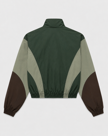 The "Olive Affair" Retro Panel Jacket