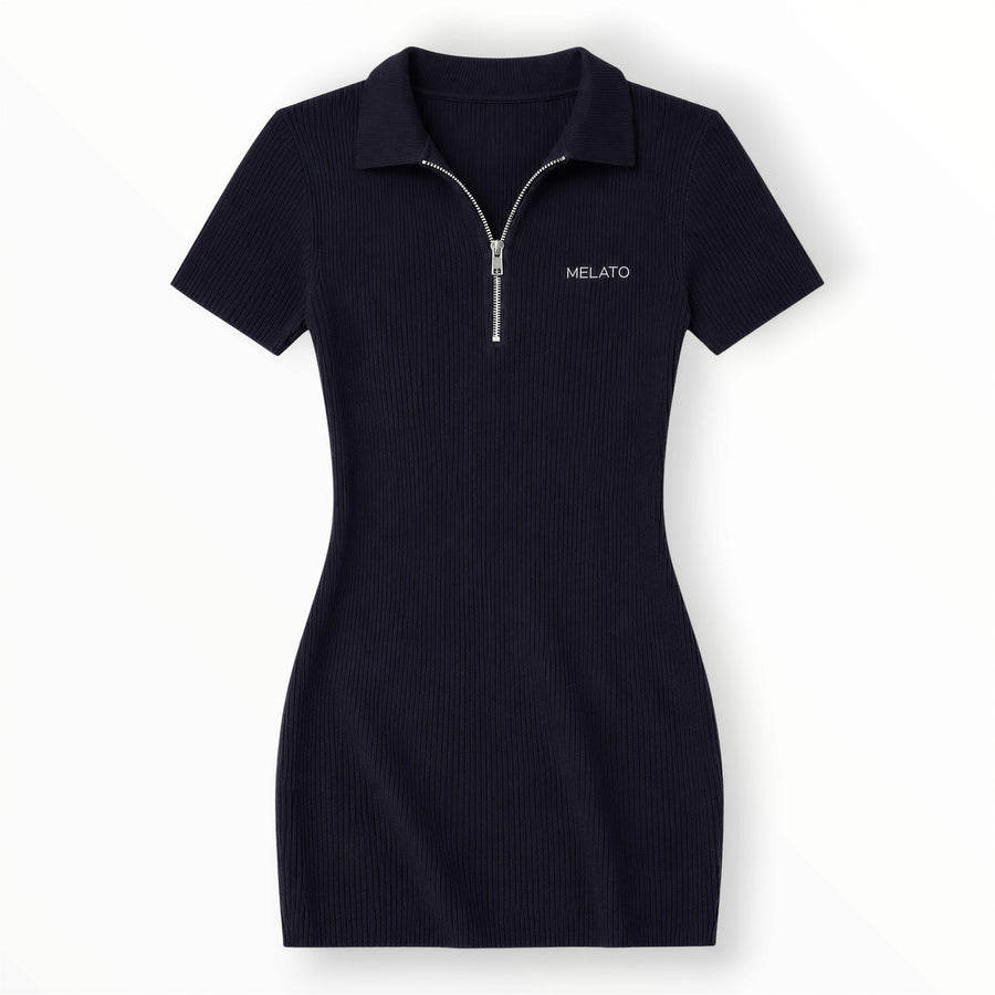 Dress Code Violation Rib Knit Mini Dress