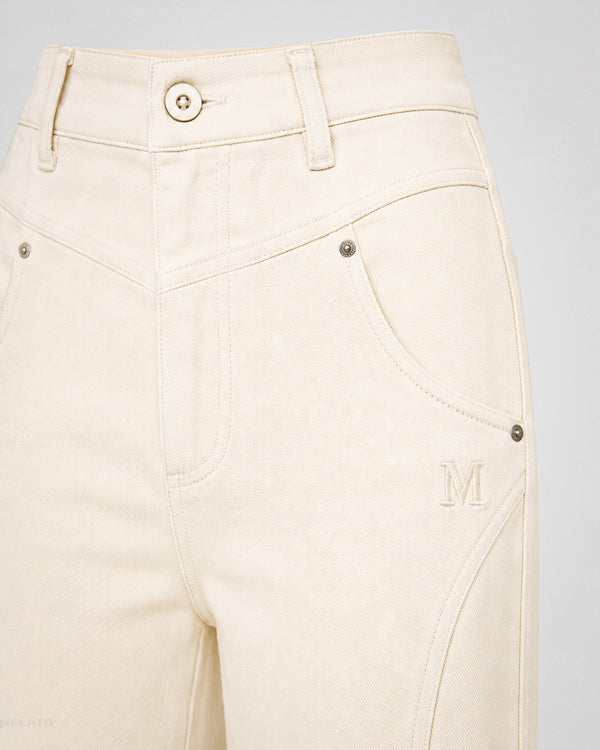 The "Off-White Lie" Wide Flare Jean