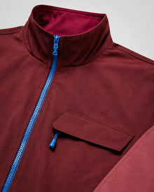 The "Wine Breaker" Marsala Panel Jacket