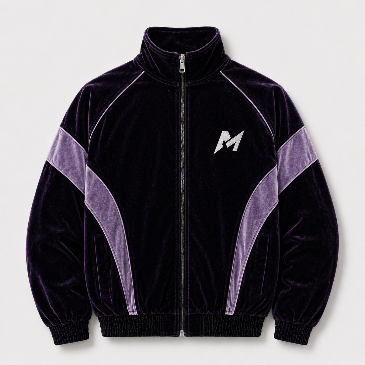 Agapé Velour Track Jacket