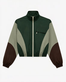 Olive Affair Retro Panel Jacket