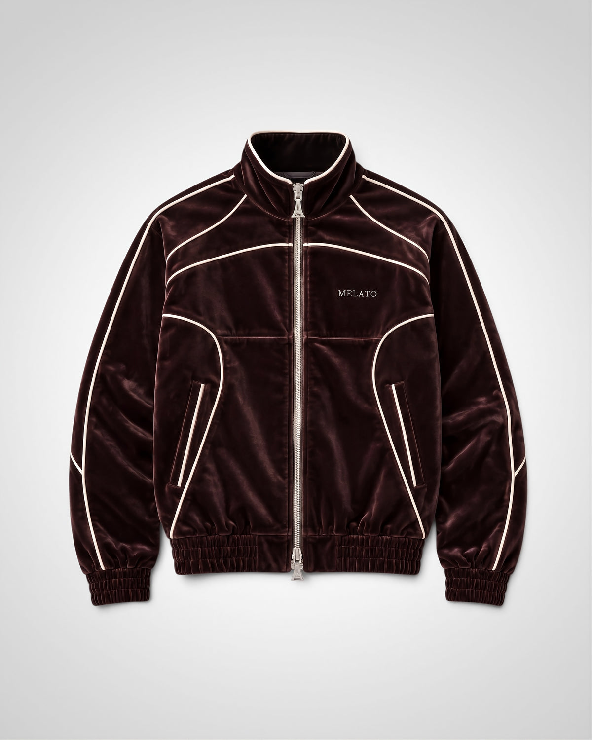 Burden of Plush Velour Track Jacket by Melato, product image