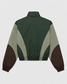 Olive Affair Retro Panel Jacket