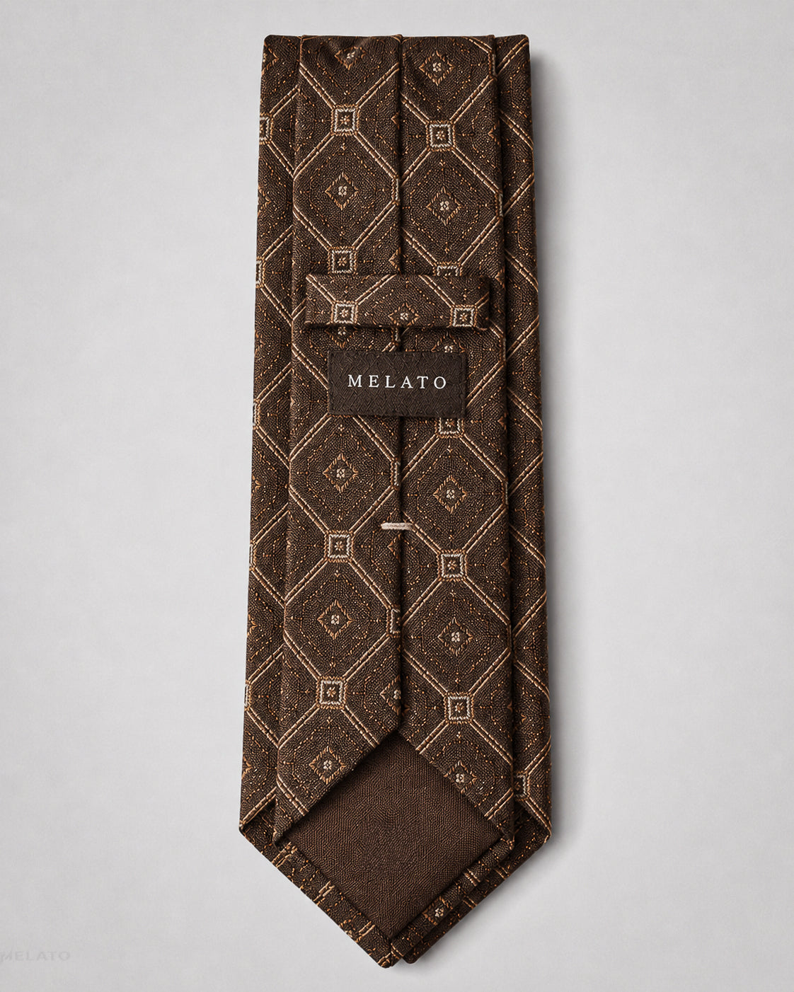 The "Knotorious" Cocoa Monogram Tie