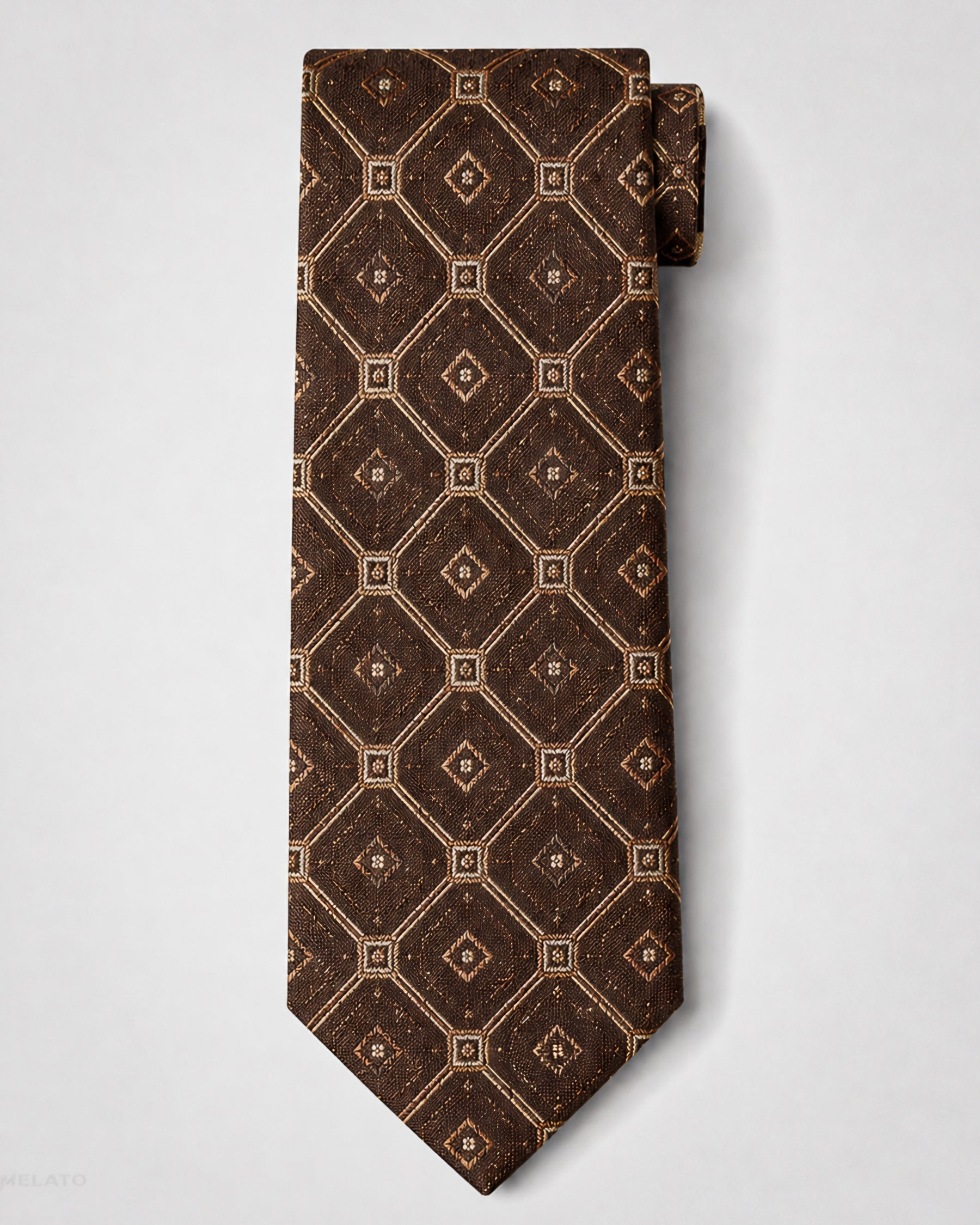 The "Knotorious" Cocoa Monogram Tie