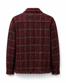 Barolo Tweed Zip Overshirt