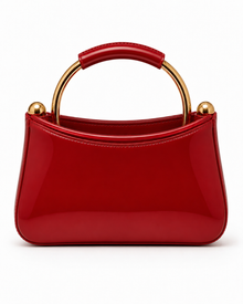 Red Handed Top Handle Bag